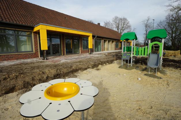 Die neue Kita in Esterwegen wird erst im Herbst feritg. | NOZ