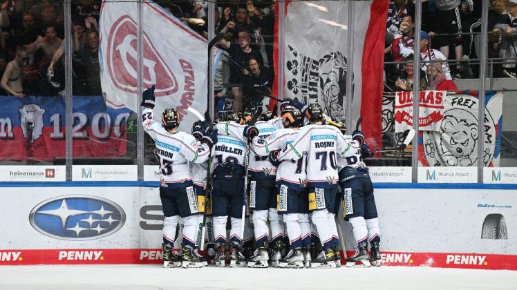 Die Eisbären konnten die Finalserie gegen Red Bull München ausgleichen. Foto: Angelika Warmuth/dpa
