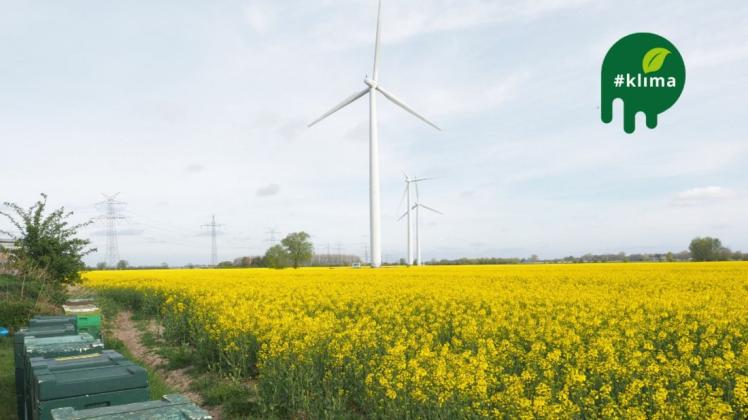 Der Windpark Uetersen ist in die Jahre gekommen. Schon in zwei Jahren sollen sich an dieser Stelle vier fast doppelt so hohe Windräder drehen. Sie erzeugen dann viermal mehr Strom.