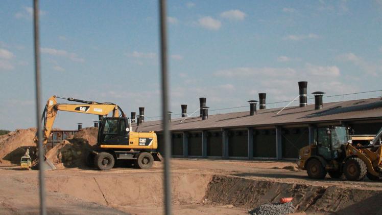 Junghennen-Anlage in Hoort steht kurz vor der Fertigstellung