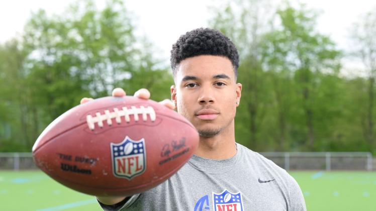 Wurde über das Förderprogramm für internationale Talente von den Indiana Colts verpflichtet: Marcel Dabo. Foto: Bernd Weißbrod/dpa Wurde über das Förderprogramm für internationale Talente von den Indiana Colts verpflichtet: Marcel Dabo. Foto: Bernd Weißbrod/dpa