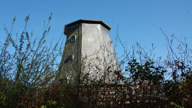 Aktuell sieht die Bergmühle nicht wie eine waschechte Windmühle aus - dies soll sich bald wieder ändern.