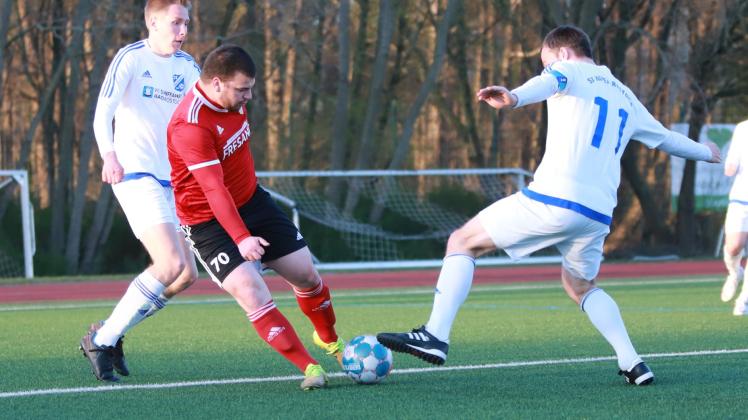 Torjäger Felix Engert spielt am Freitag mit dem Doberaner FC gegen seinen Ex-Klub TSV Bützow.