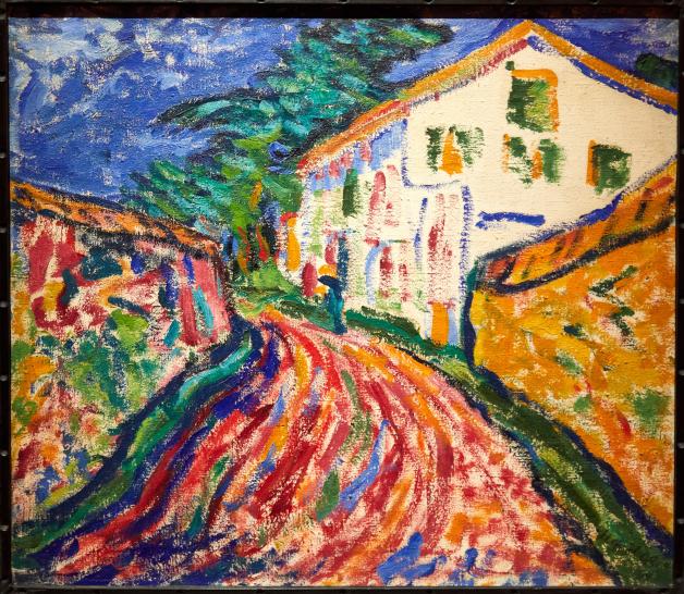 Das Nordseebad war beliebt bei Künstlern. 1908 malte der Künstler Erich Heckel sein Gemälde „Weißes Haus in Dangast“. Das Nordseebad war beliebt bei Künstlern. 1908 malte der Künstler Erich Heckel sein Gemälde „Weißes Haus in Dangast“.