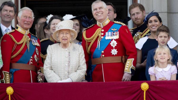 08-06-2019 England The ceremony of the Trooping the Colour, marking the monarch s official birthday, in London. Queen E