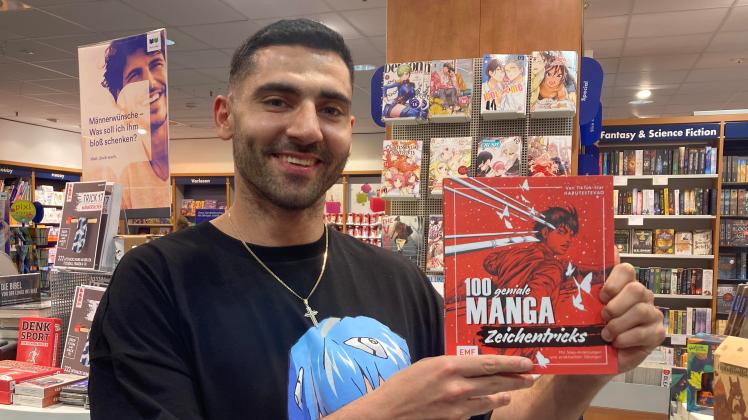 Harut Estevao präsentiert sein Buch „100 geniale Manga-Zeichentrick“