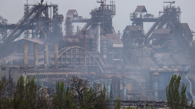 Ukraine-Konflikt, Eindrücke vom Asow-Stahlwerk in Mariupol  Ukraine-Konflikt, Eindrücke aus Mariupol  DONETSK REGION, UK