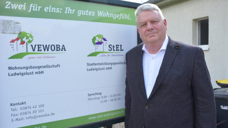 Herausforderung gesucht, die Vewoba in Ludwigslust gefunden. Eckhard Will ist der neue Geschäftsführer der städtischen Wohnungsbaugesellschaft Vewoba.