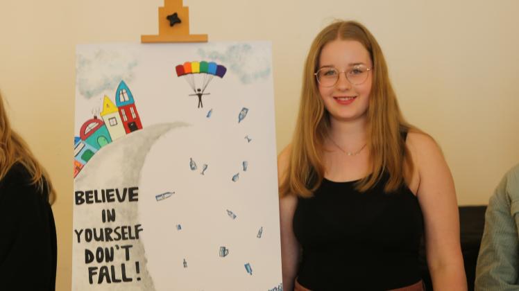 Den ersten Platz in MV belegte Lisa Heinrich von der Regionalschule Binz.