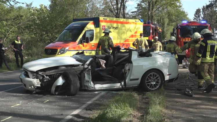 Schwerer Unfall in Dötlingen.
