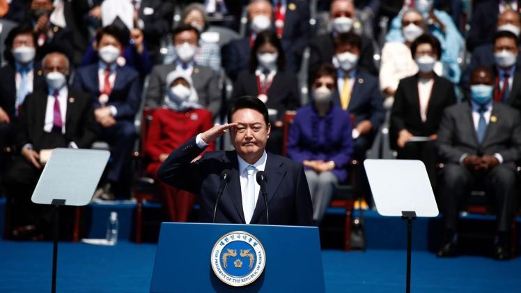 Yoon Suk Yeol ist neuer Präsident von Südkorea. Foto: Jeon Heon-Kyun/EPA POOL/AP/dpa