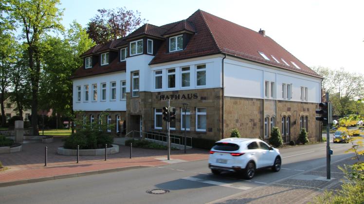 Rathaus Hagen a.T.W. im Mai 2022