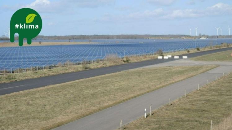 Photovoltaikanlagen auf Freiflächen, hier mit 160 Hektar auf dem ehemaligen Flugplatz Eggebek, erleben derzeit einen gewaltigen Boom.