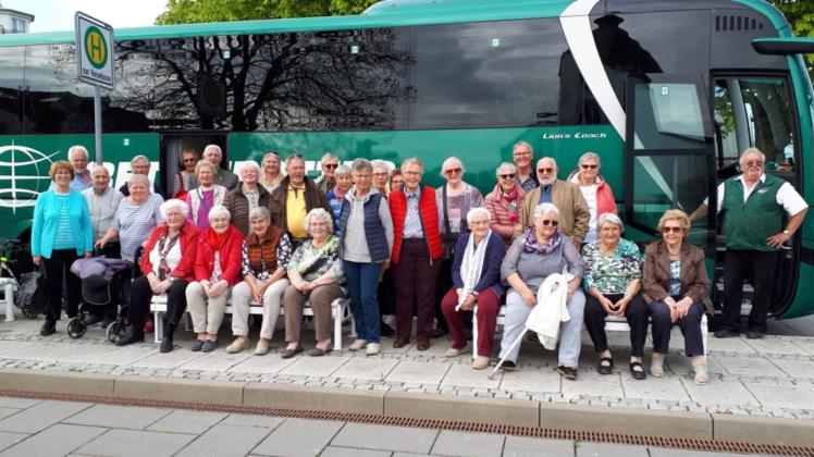 Per Bus ging der Barmstedter Sozialverband auf Tagestour nach Mecklenburg.
