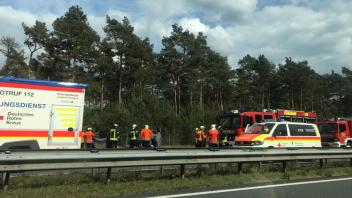 Unfall A31 zwischen Emsbüren und Lingen