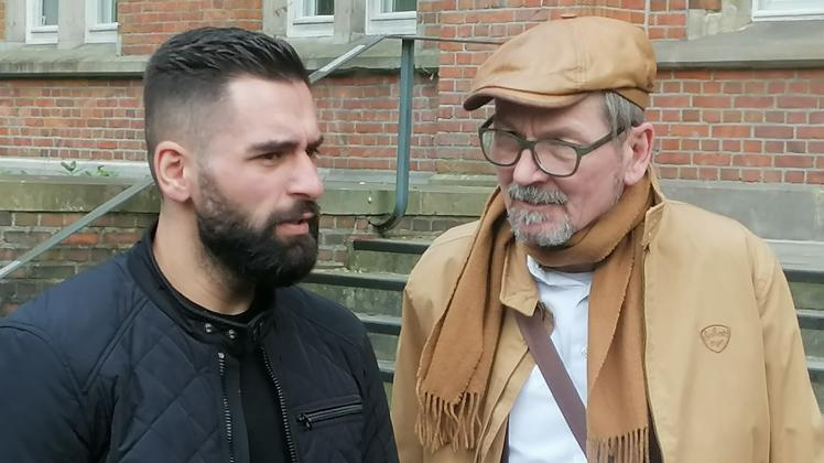 mit seinem Verteidiger Matthias B. Koch