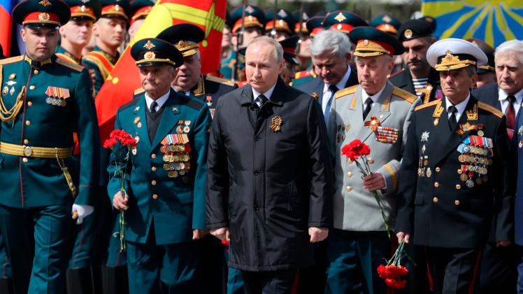 Ukraine-Krieg - Kranzniederlegung in Moskau