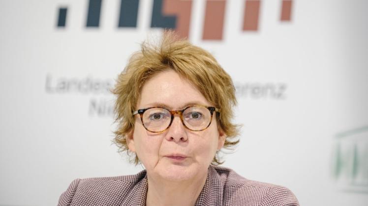 Niedersachsens Gesundheitsministerin Daniela Behrens spricht in Hannover. Foto: Ole Spata/dpa/Archivbild