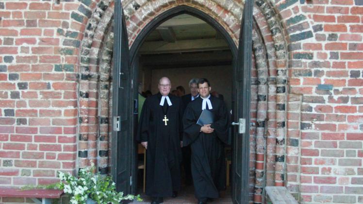 Propst Dirk Sauermann (links) und Pastor Cornelius Wergin