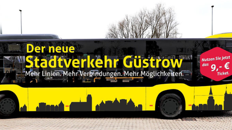 Die gelben Stadtbusse sorgen schon bald für Verstärkung im Güstrower Nahverkehr.