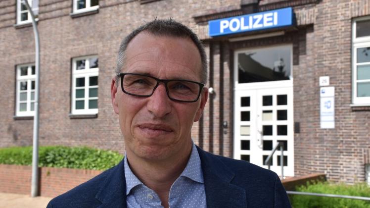 Marco Klein (53) ist seit Anfang Mai neuer Kripo-Chef in Elmshorn.