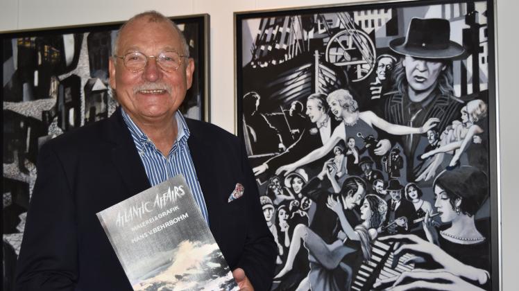 Der Mediziner Prof. Dr. Hans V. Behrbohm hält künstlerisch eine Hommage auf Udo Lindenberg. Seine Ausstellung „Atlantic Affairs“ ist ab 28. Mai im Warnemünder Hotel Neptun zu sehen. 