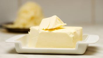 Macro shot of butter on plate on kitchen table , 1749241.jpg, butter, nobody, close-up, dairy, food, product, fat, on, w