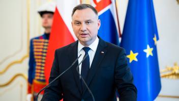 Polens Präsident Duda in der Slowakei