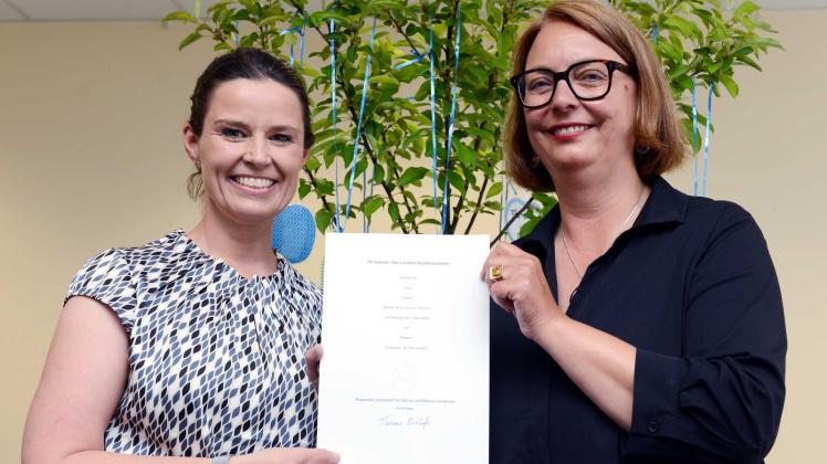 Simone Hüttmann ist neue Leiterin der Overbergschule Voltlage