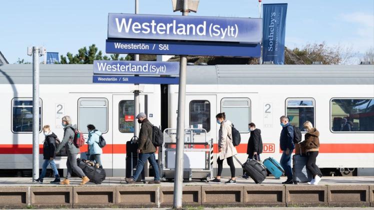Bahnhof Westerland auf Sylt.