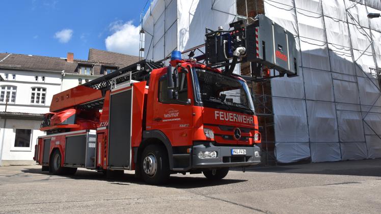 Drehleiter der Feuerwehr