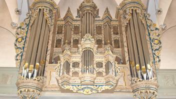 Christian-Vater-Orgel in der Meller Petrikirche nach Restauration 27.05.2022