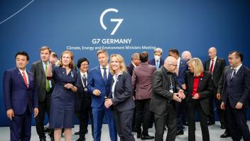Die G7-Ministerinnen und -Minister für Klima, Energie und Umwelt beraten in Berlin. Foto: Kay Nietfeld/dpa