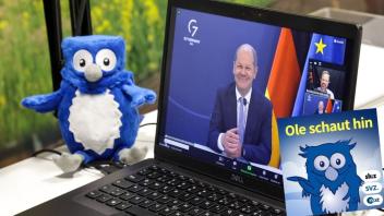 Bundeskanzler Olaf Scholz (SPD) beantwortet im Podcast „Ole schaut hin“ verschiedene Kinderfragen. 