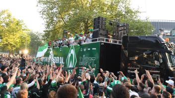 Werder Bremen - Aufstiegsfeier