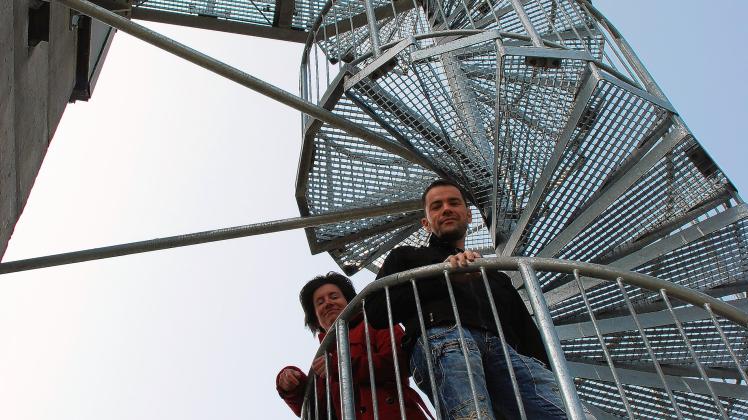Früher Sperrgebiet – heute ein Aussichtspunkt: der Grenzturm in Lenzen.Archiv$