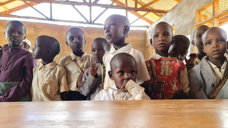 Kinder einer Massai-Schule in Tansania