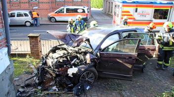 Schwerer Unfall im Ort Neustadt Glewe