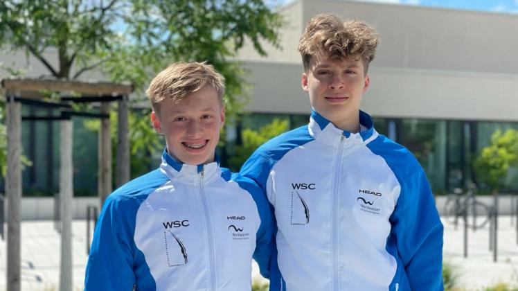 Vom  Wasserspringerclub Rostock wurden Espen Prenzyna (Rechts) und Mahi Gruchow  für die Junioren-Europameisterschaften vom 15. bis 25. Juli in Bukarest  nominiert.