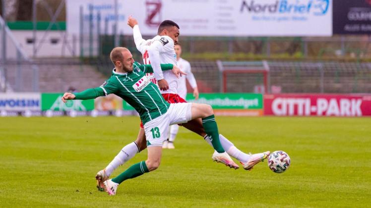 Kehrt zurück: Marvin Thiel schließt sich nach einer Saison beim SC Preußen Münster wieder Fußball-Regionalligist VfB Lübeck an.