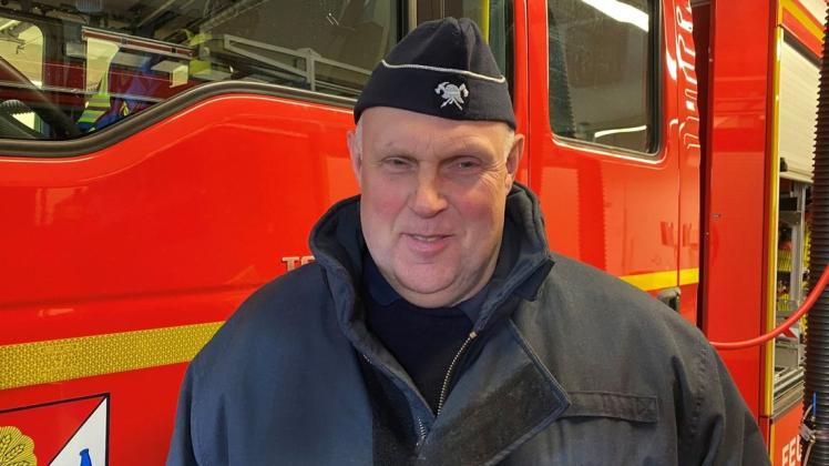 Dirk Steckmeister war über 23 Jahre Chef der Lutzhorner Feuerwehr.