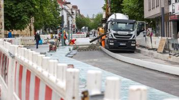 Osnabrück: #Baustellen Innenstadt. Hier in der Johannisstraße. 31.05.2022 