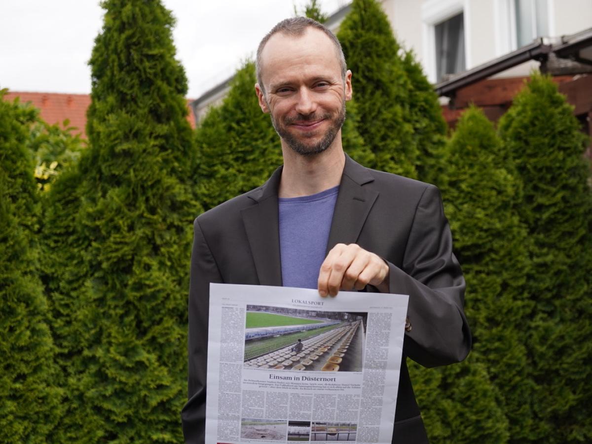 dk-Redakteur Daniel Niebuhr gewinnt Veltins-Lokalsportpreis 2022 DKO