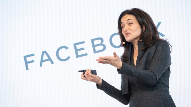 Facebook jobs announcement Facebook s Chief Operating Officer Sheryl Sandberg speaks during a press conference in London