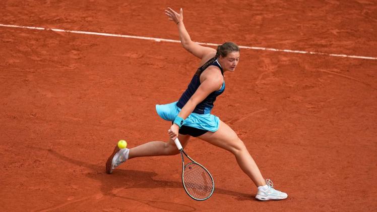 Jule Niemeier hat das WTA-Turnier in Kroatien gewonnen. Foto: Michel Euler/AP/dpa