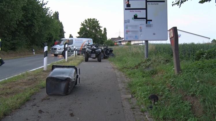 Quadfahrerin stirbt bei Unfall in Alfhausen
