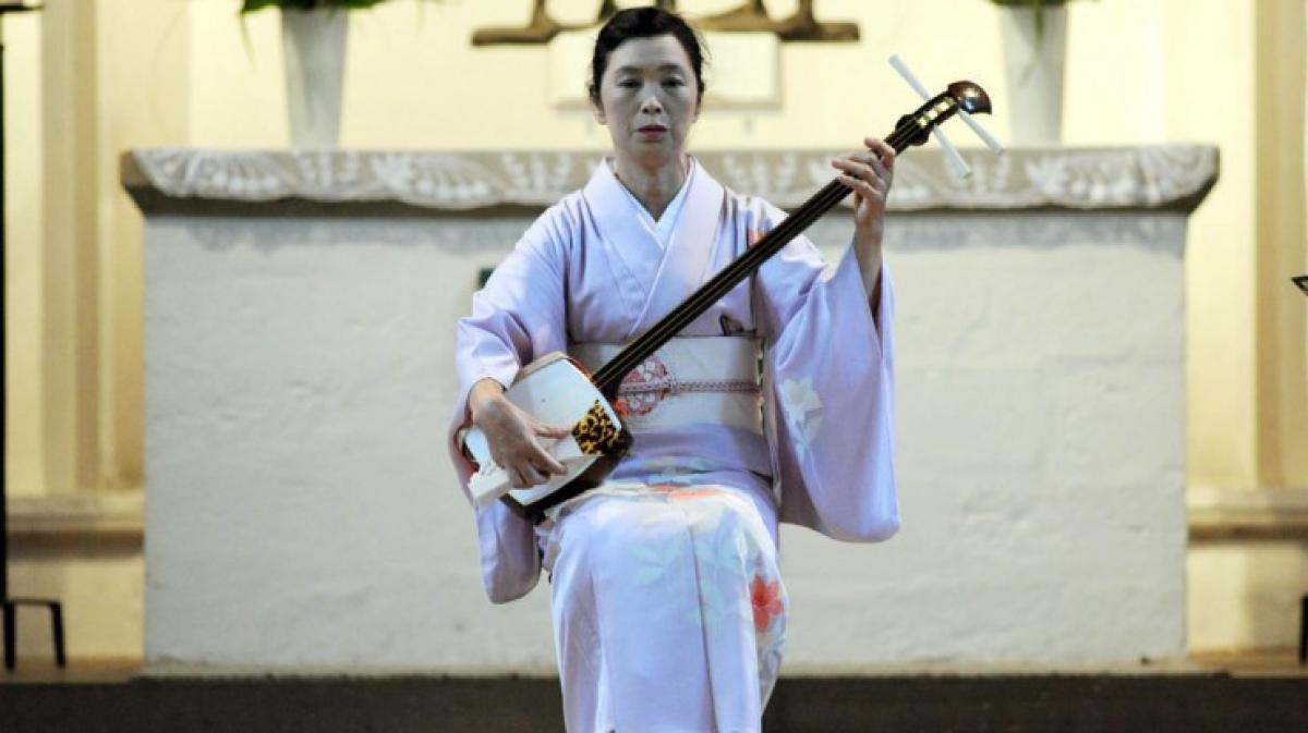 ShakuhachiMusik beim Benefizkonzert für japanische NOZ