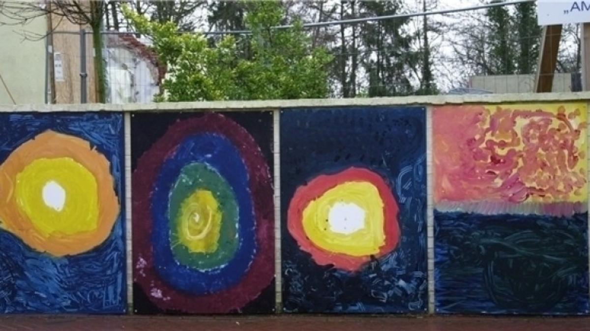 Haselünne: Kindergarten-Sprösslinge verschönern Zaun am | NOZ