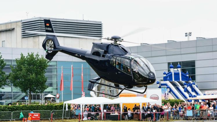 Das Sommerfest von oben anschauen: Das ist am Sonntag am FMO per Hubschrauberrundflug möglich.