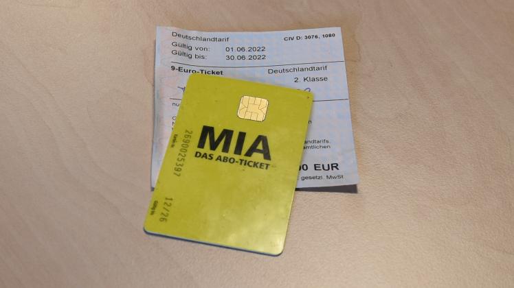 Wer ein Abo-Ticket wie MIA besitzt, muss sich kein 9-Euro-Ticket kaufen.